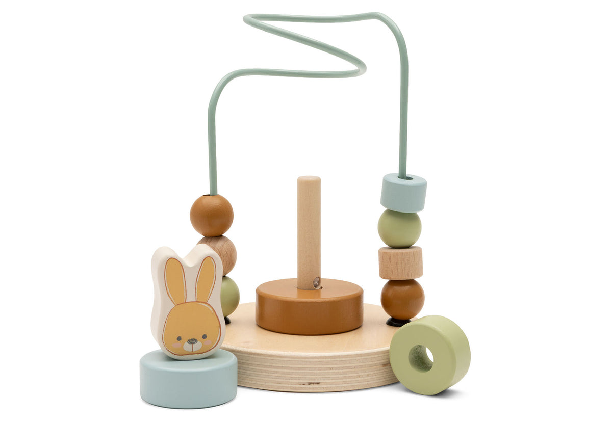 Laberinto de Cuentas de Madera Conejito - JOLLEIN
