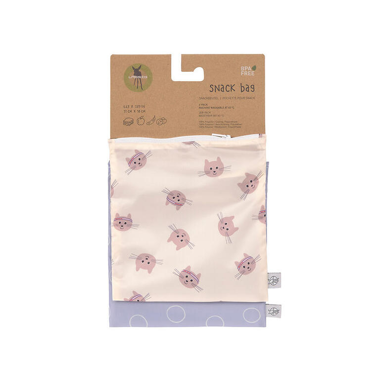 Bolsa Aislante Alimentos 2pcs Gatos -LÄSSIG