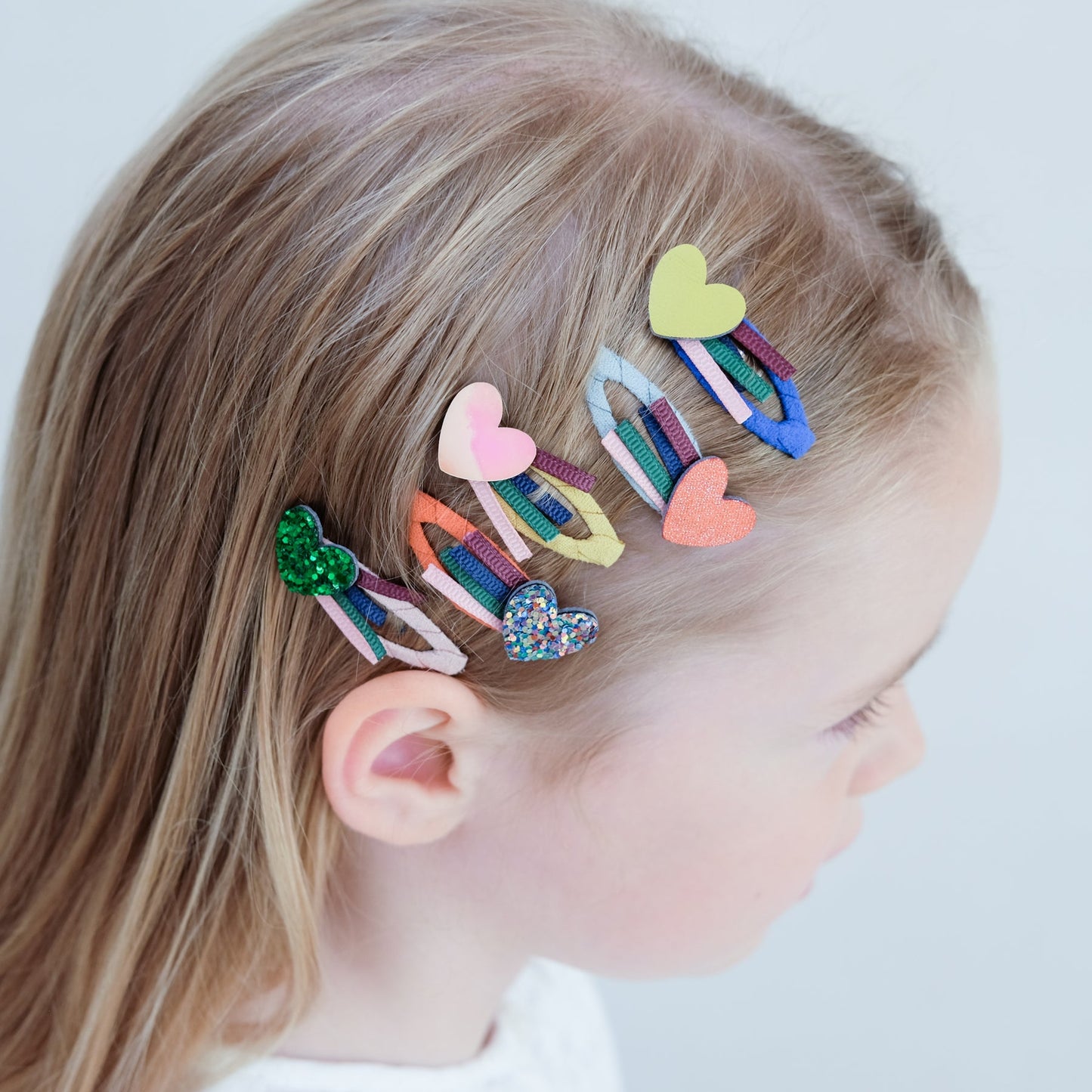 Mini Clips corazones otoño - MIMI & LULA