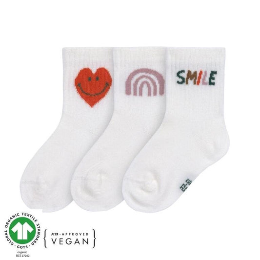 Calcetines 3 Uds Little Smil- LÄSSIG