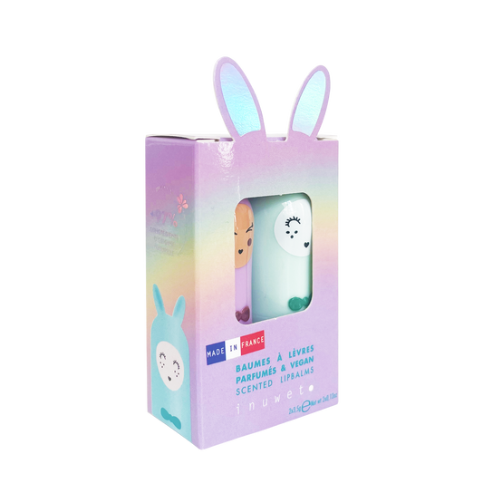 Pack de  2 Bálsamos Labial Helene (Nube, Manzana) - INUWET