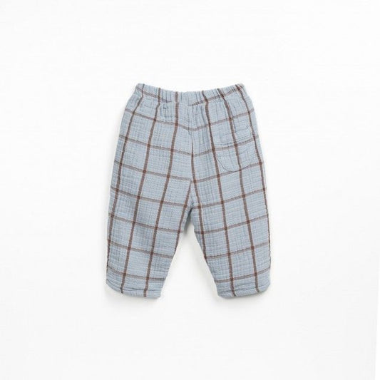 Pantalones de cuadros azul- PLAY UP