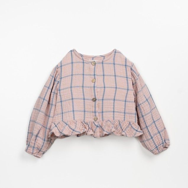 Blusa de cuadros rosa- PLAY UP