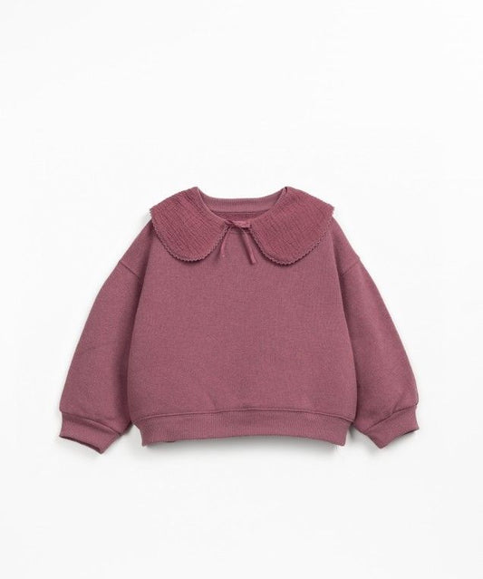 Jersey Felpa con cuello Berenjena - PLAY UP