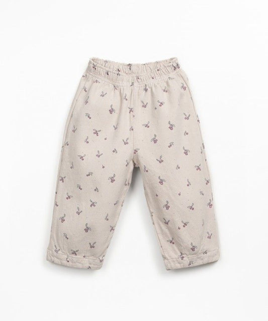Pantalón Sarga Florecitas - PLAY UP