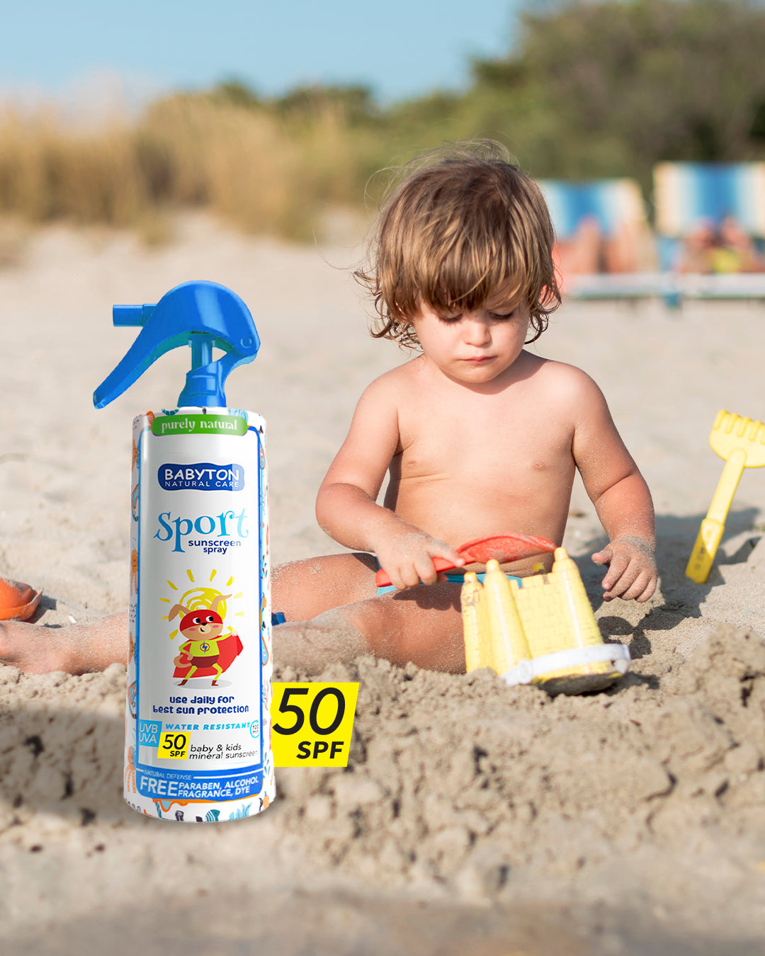 Protector solar natural SPF50- BABYTON