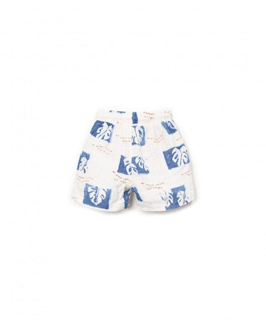 Pantalón corto hojas- PLAY UP