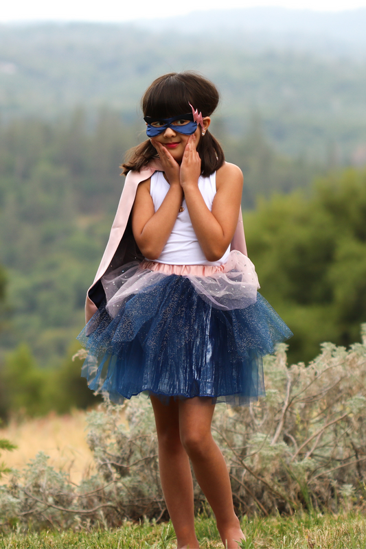 Pack disfraz tutu, capa y máscara Rosa y Azul - GREAT PRETENDERS