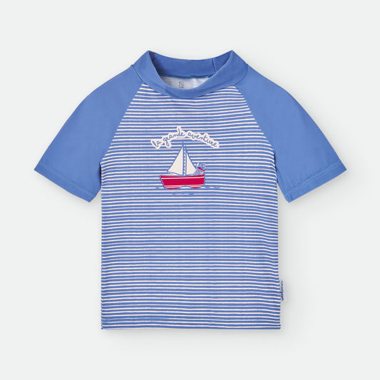 Camiseta Baño estampado barco- WATERLEMON