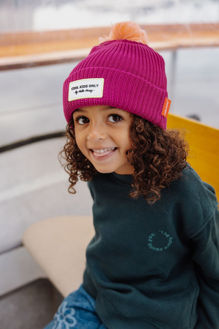 Gorro Block Purple- HELLO HOSSY
