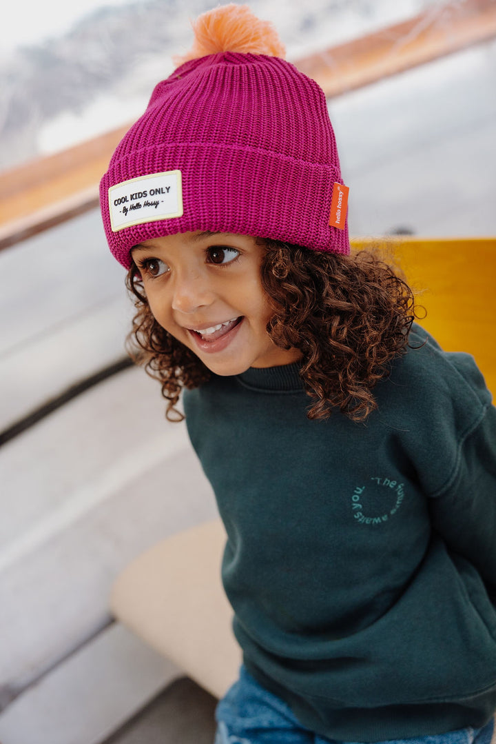 Gorro Block Purple- HELLO HOSSY