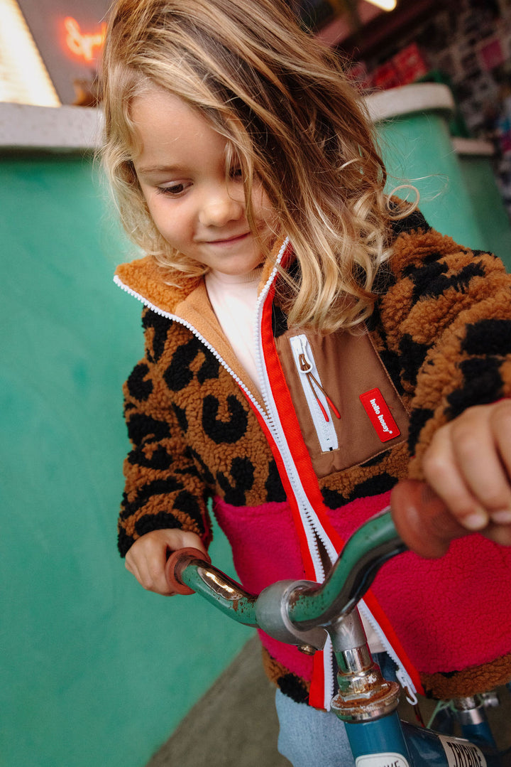 Chaqueta Polar Leopardo- HELLO HOSSY