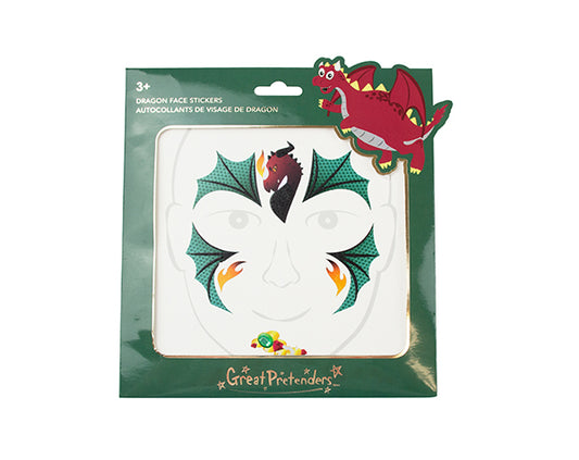 Pegatinas para la cara de Dragón- GREAT PRETENDERS