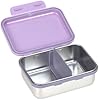 Fiambrera de acero inoxidable corazón malva-LÄSSIG