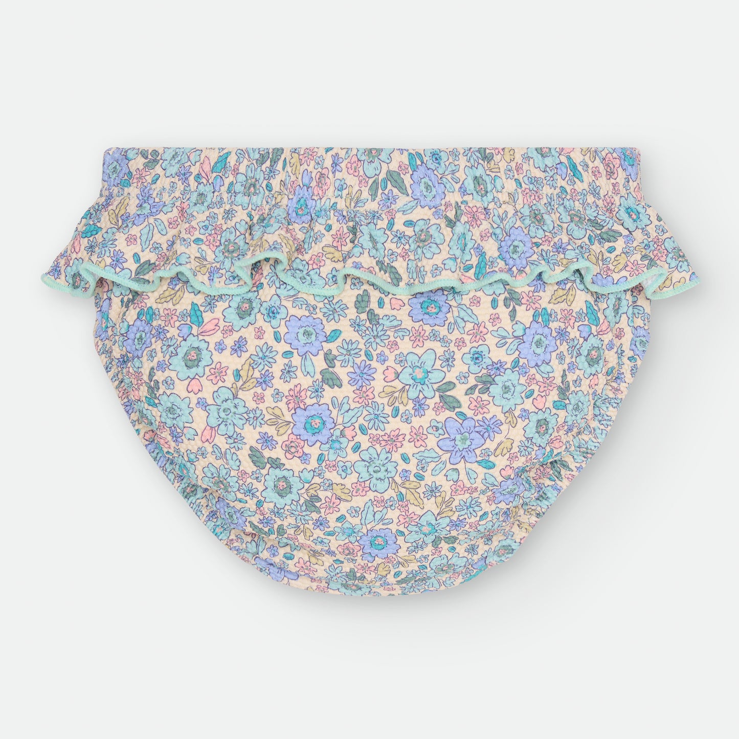 Culetin pañal Niña Flores Azules- WATERLEMON