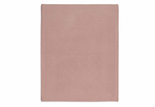 Manta de punto textura rosa- JOLLEIN