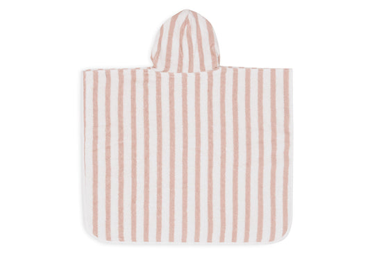 Toalla poncho rayas rosas- JOLLEIN