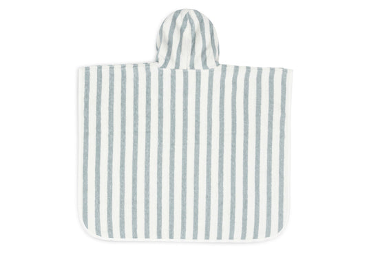 Toalla poncho rayas verdes- JOLLEIN