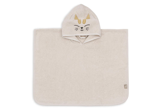 Toalla Poncho Gato beige- JOLLEIN