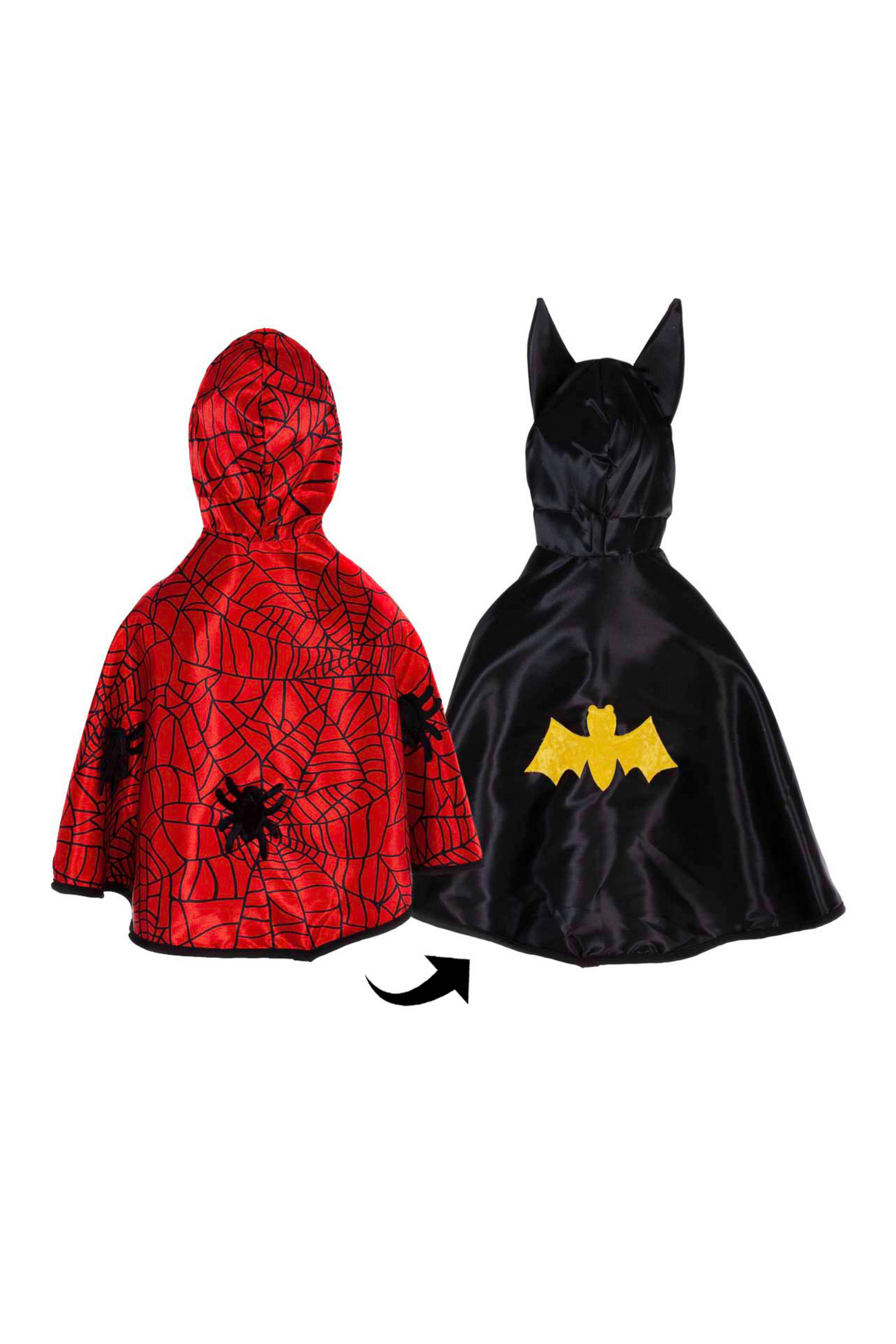 Capa reversible Batman y Spiderman - GREAT PRETENDERS