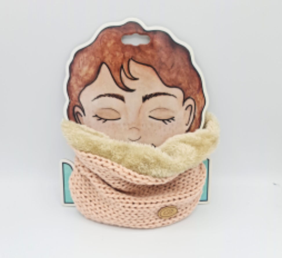 Cuello punto grueso con pelo interior - MONNUAGE