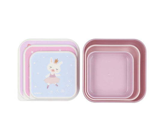 3 Cajas Almuerzo Bailarina-TUTETE