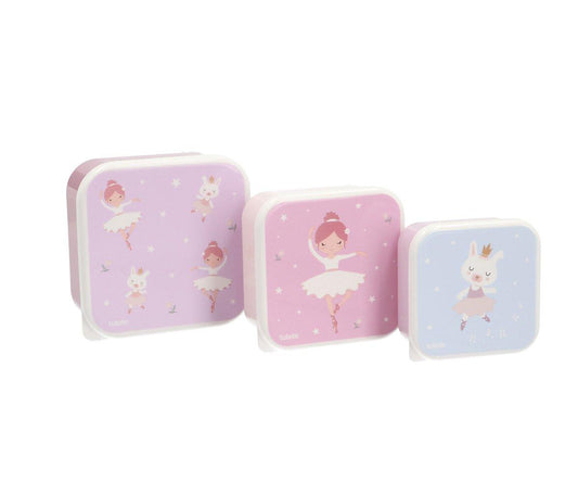 3 Cajas Almuerzo Bailarina-TUTETE