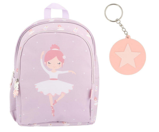 Mochila Mediana Bailarina + Llavero Personalizable- TUTETE