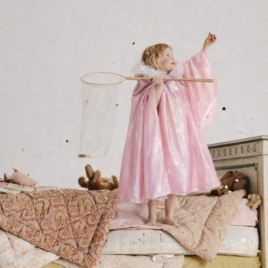 Capa Rosa Brillante con Purpurina- GREAT PRETENDERS
