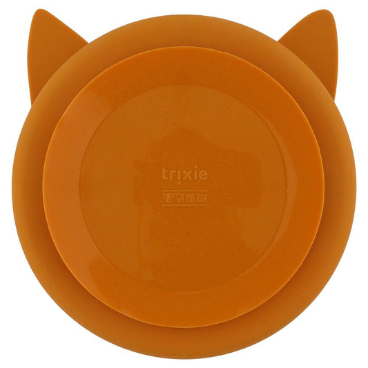 Plato compartimentado de silicona con ventosa Fox-TRIXIE
