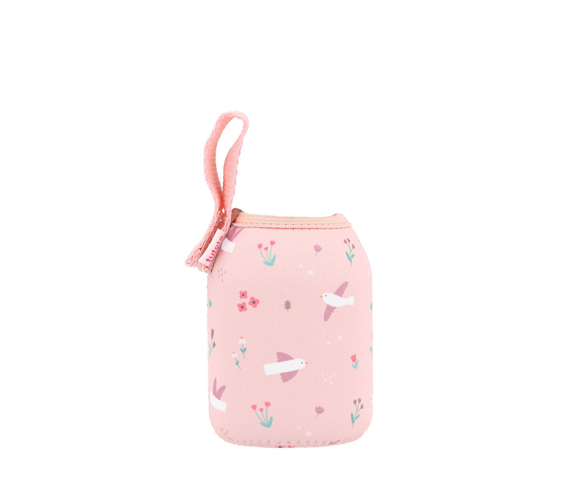 Botella de Acero con Funda 350ml Pajaritos en Flor -TUTETE