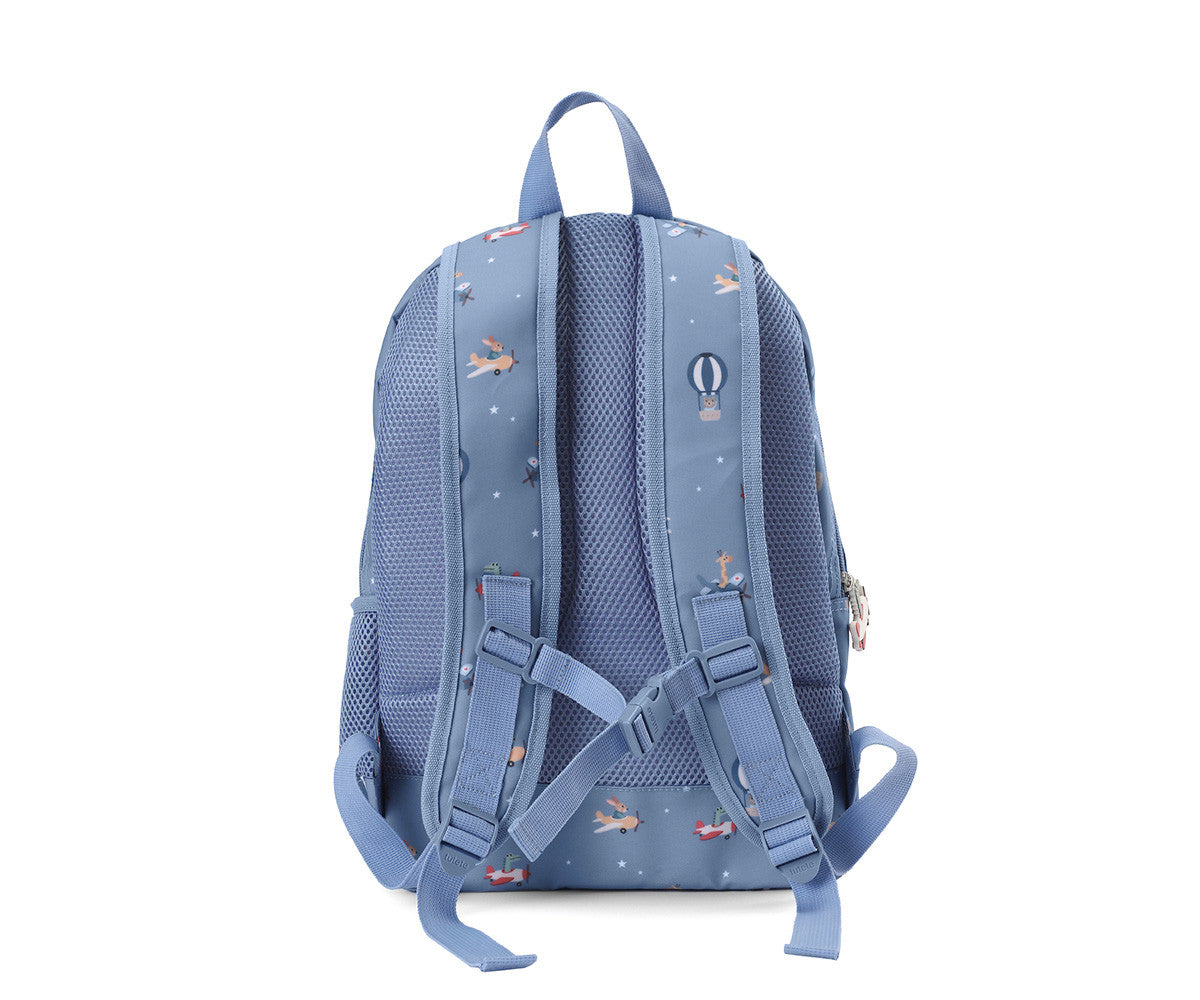 Mochila Mediana Globos y Aviones+ Llavero Personalizable-TUTETE