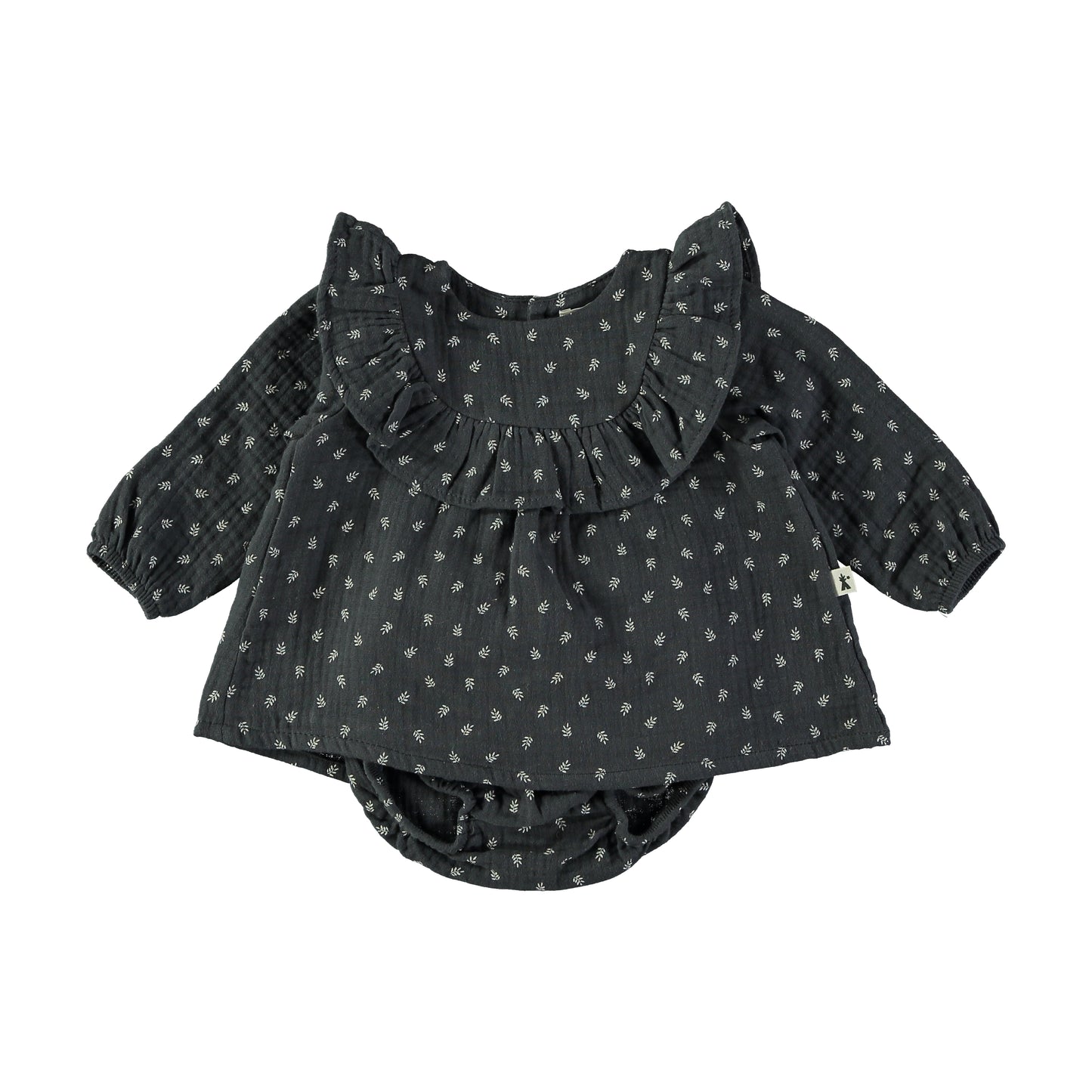 Vestido con espigas y culote negro - PETIT INDI