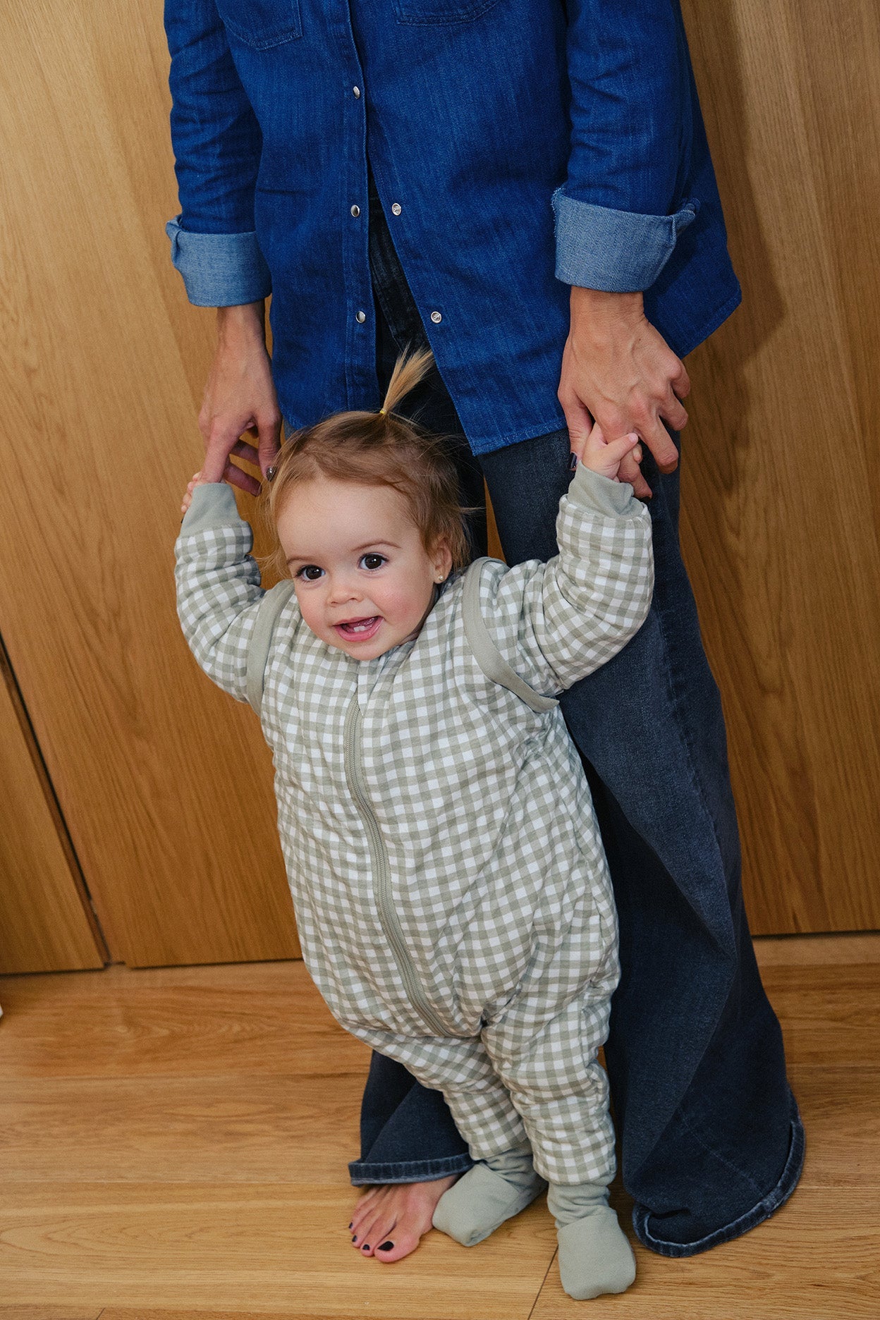 Pijama manta con mangas y calcetines antideslizantes - Mint Tea - TOG 2.5- MOLIS & CO