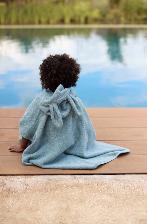 Toalla Poncho conejo Océano - JOLLEIN