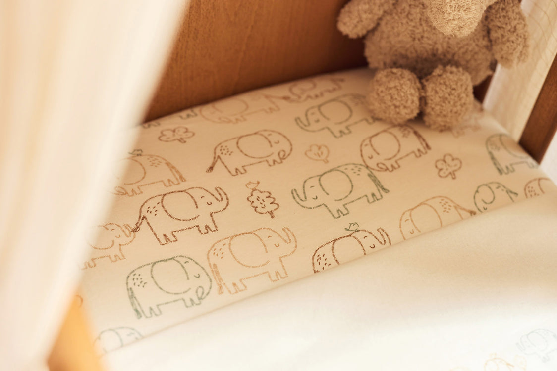 Sábana bajera animales Elefantes - JOLLEIN