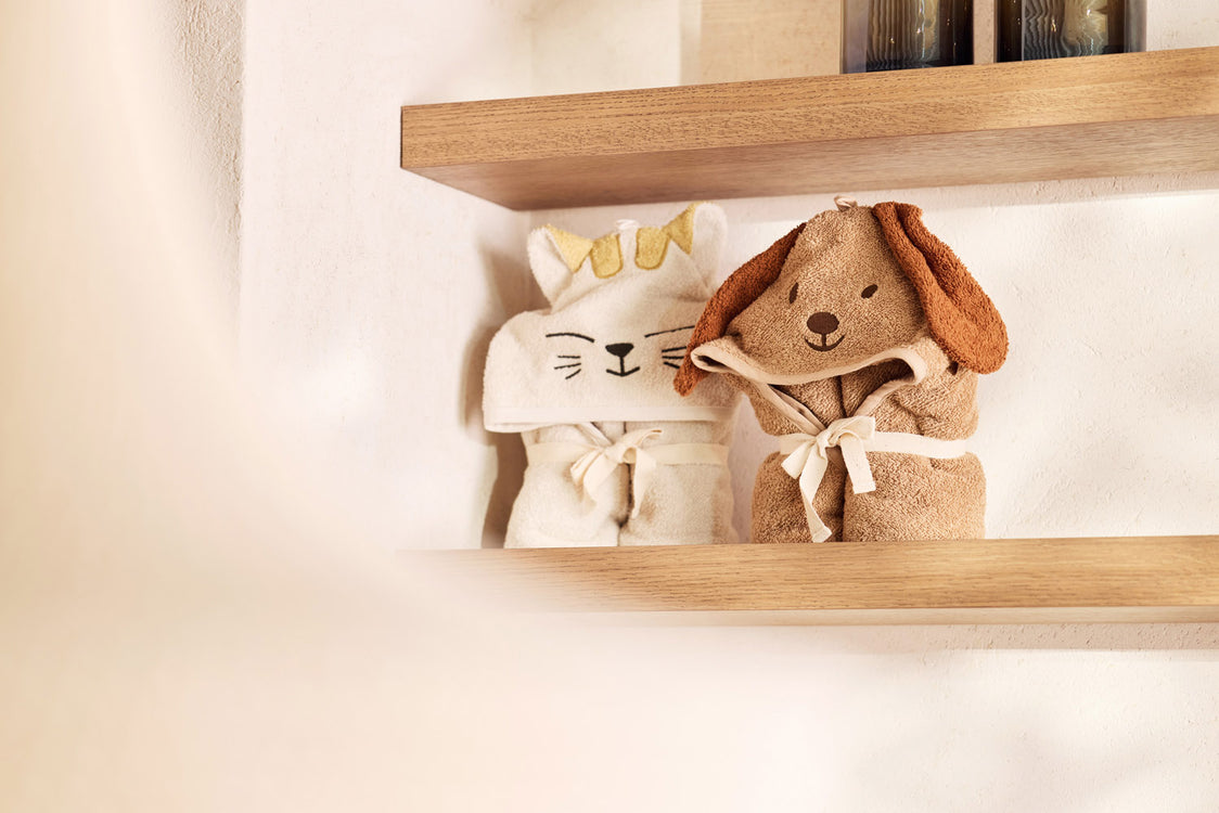 Toalla de baño Gato beige- JOLLEIN