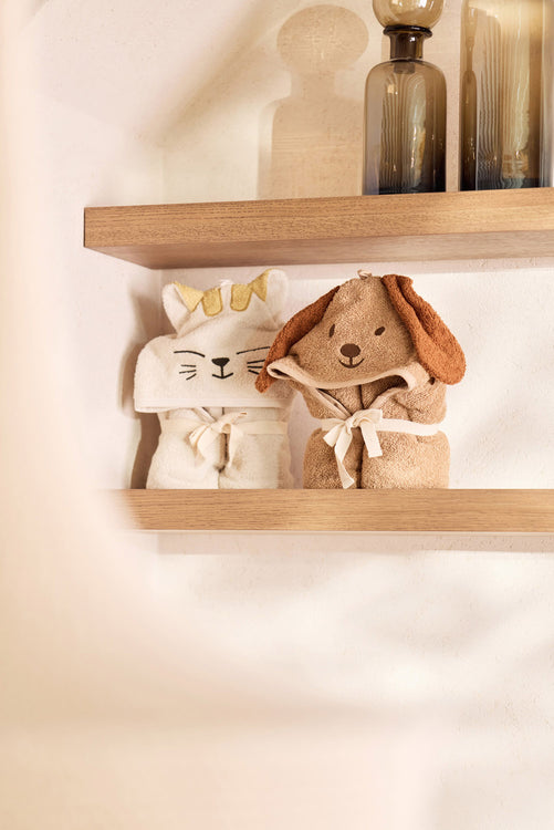 Toalla de baño Gato beige- JOLLEIN