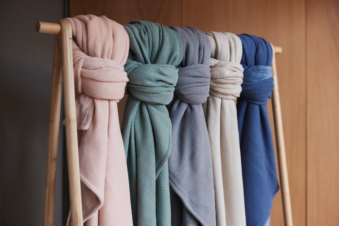 Manta cuna  forro polar Verde Bosque - JOLLEIN