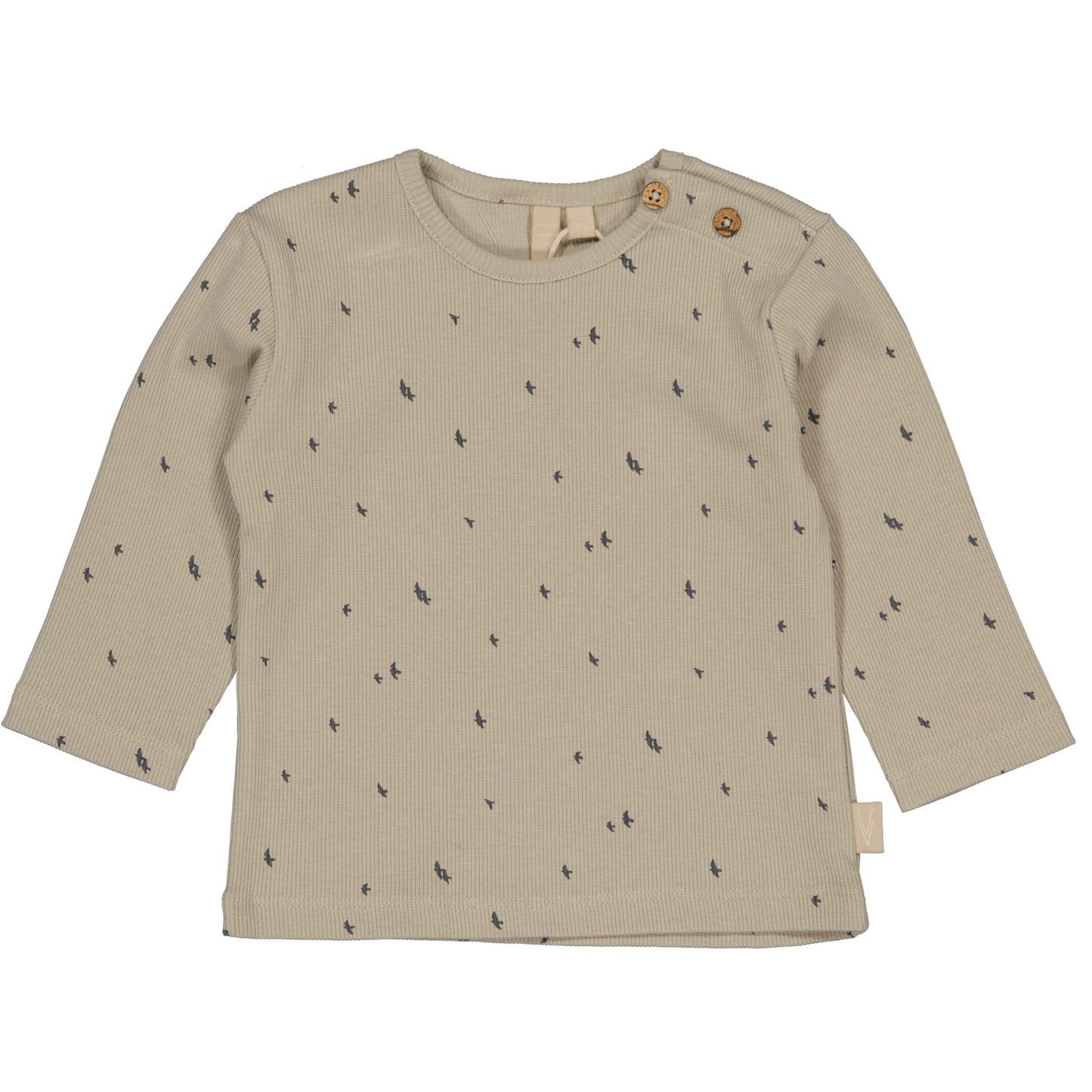 Camiseta manga larga con estampado de pájaros León- STYLE LABELS