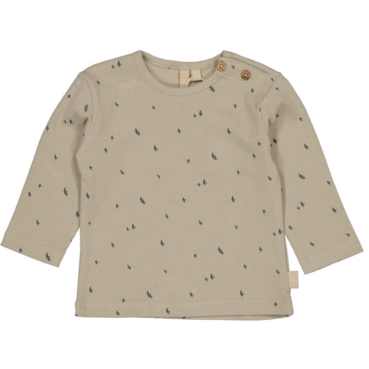 Camiseta manga larga con estampado de pájaros León- STYLE LABELS