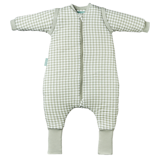 Pijama manta con mangas y calcetines antideslizantes - Mint Tea - TOG 2.5- MOLIS & CO