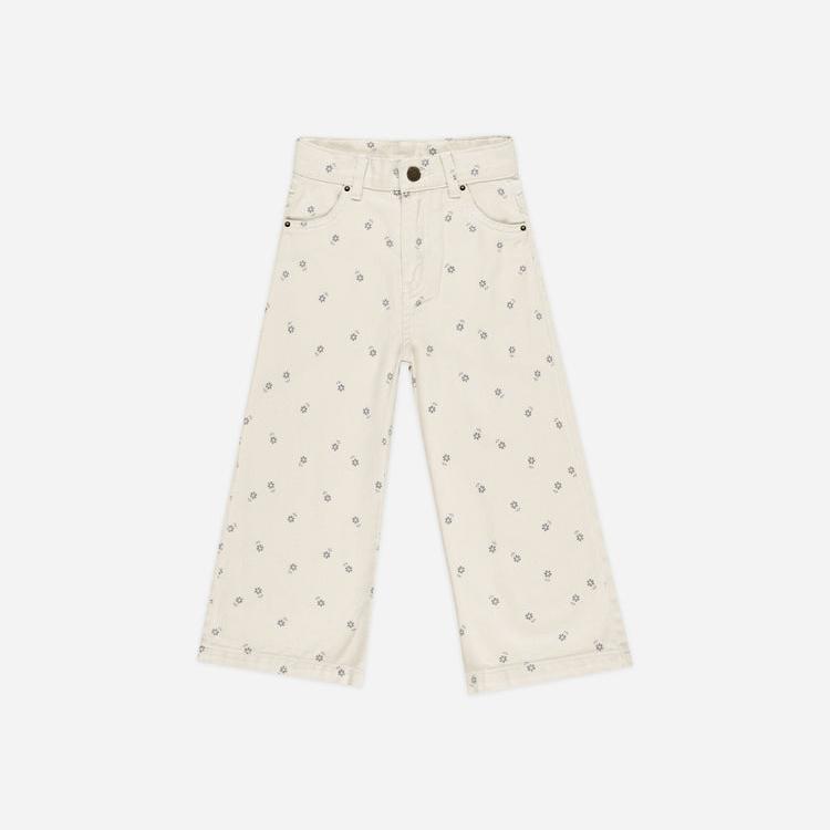 Pantalón de sarga estampado flores - RYLEE + CRU