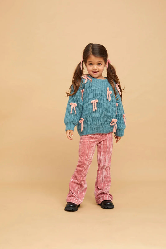 Pantalón acampanado  en velvet - SPROET & SPROUT