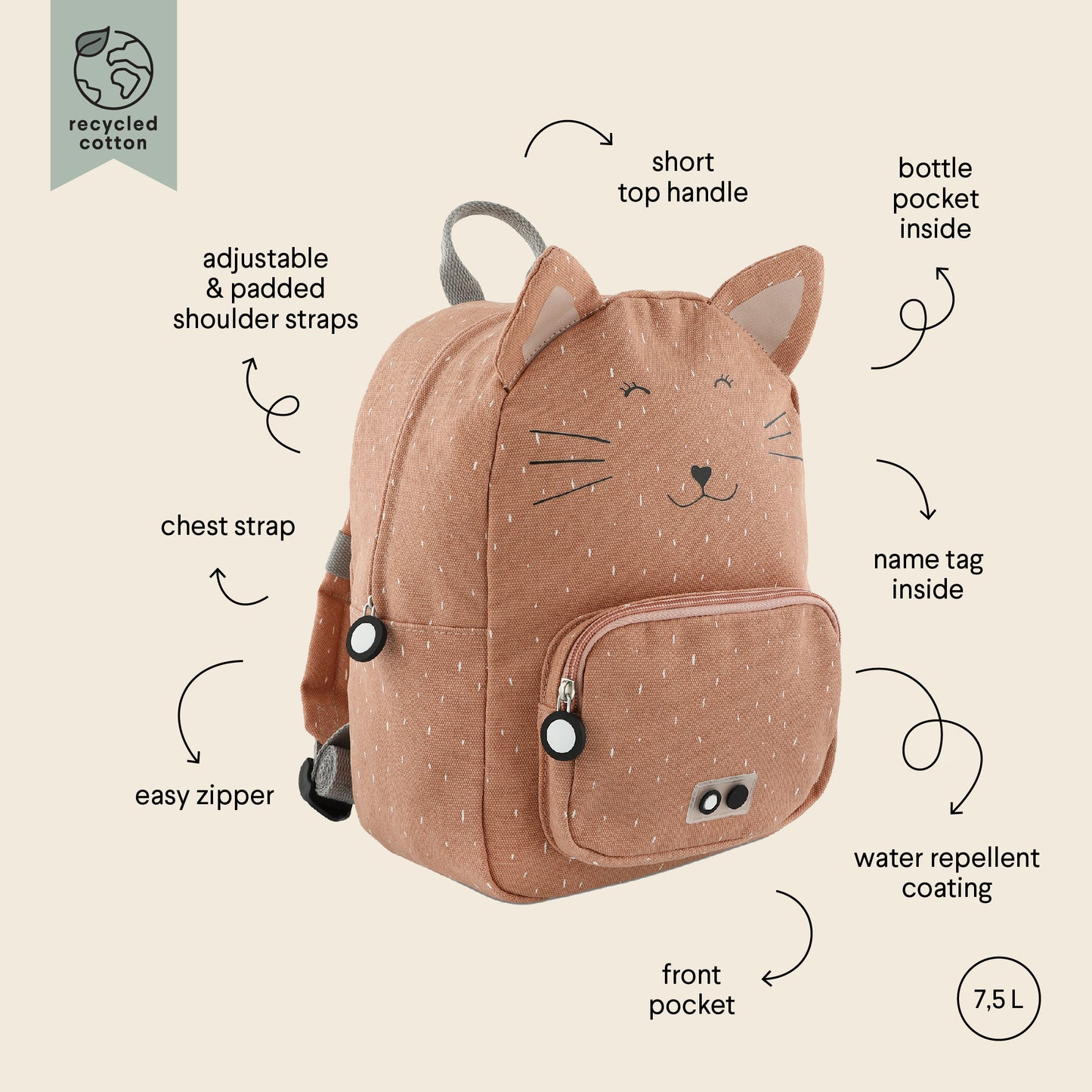 Mochila de animales Gato - TRIXIE