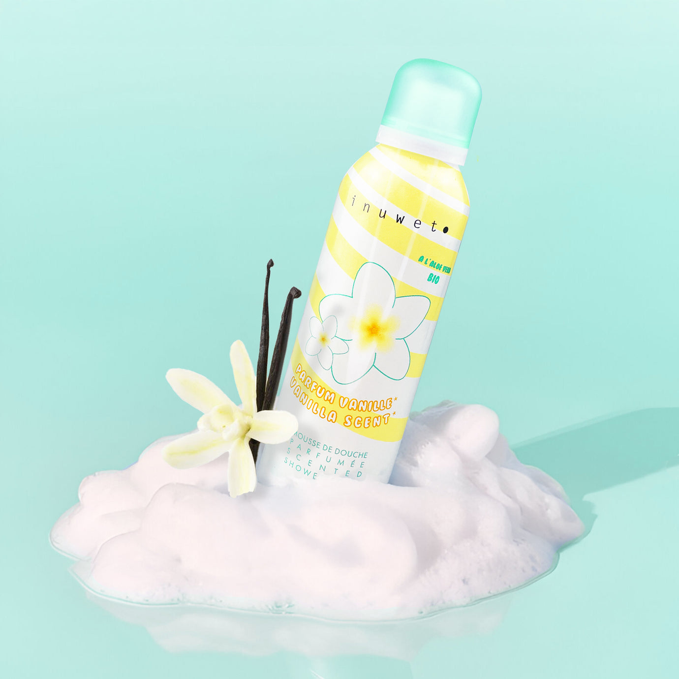 Espuma de ducha aroma VAINILLA- INUWET