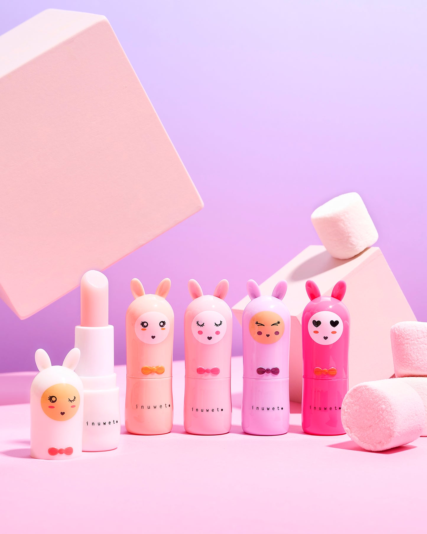 Bálsamo Labial Bunny Sabor Vainilla y coco- INUWET