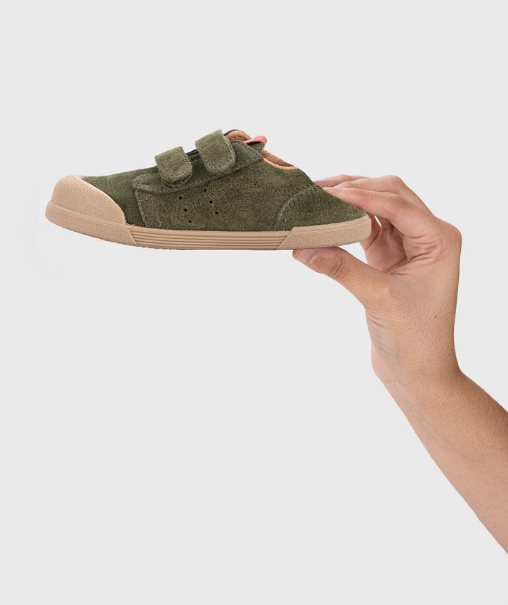 Deportiva Tennis Suede Kaki- IGOR