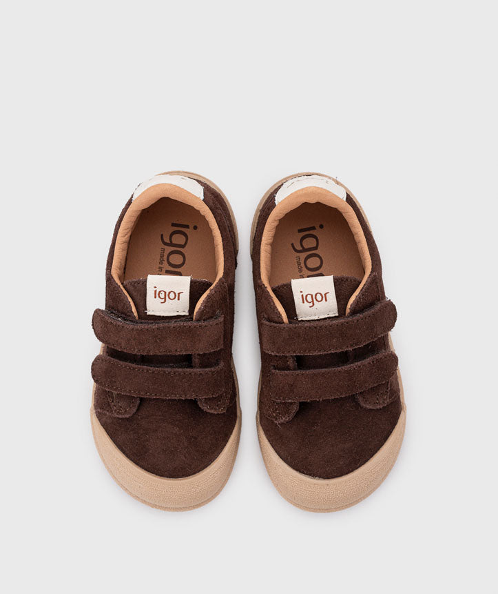 Deportiva Tennis Suede Marrón- IGOR