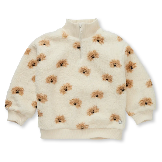 Polar con cremallera estampado perro-SPROET & SPROUT